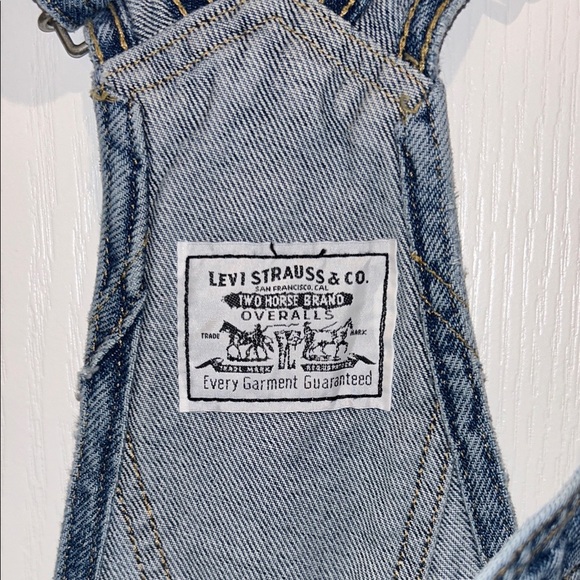Levi’s Vintage Women’s Shortalls, Size Large - Picture 6 of 12